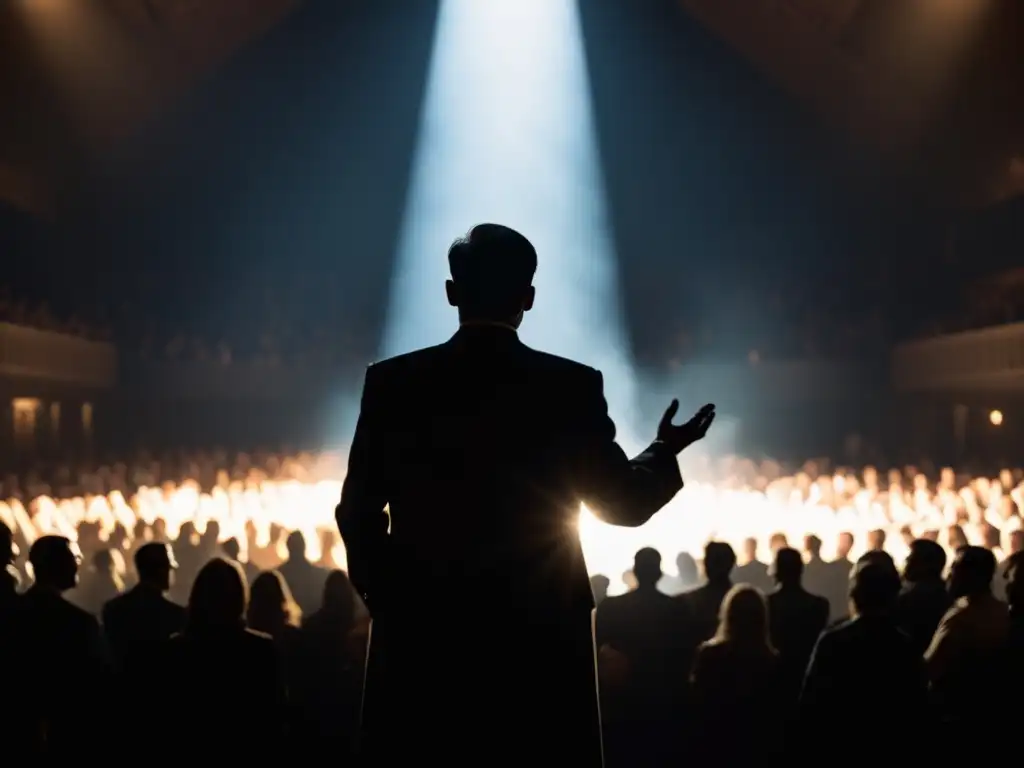 Carismático líder sectario domina a seguidores con técnicas de manipulación sectaria oratoria