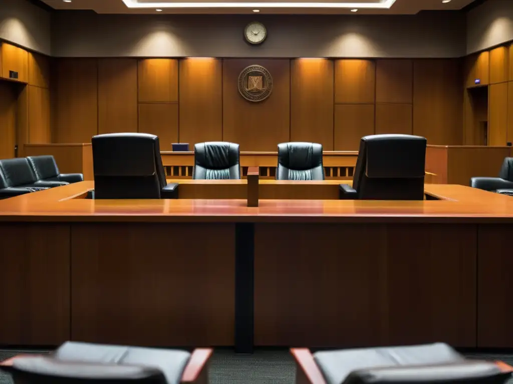 Intensidad judicial: enfrentando líderes de culto en juicio Intenso ambiente de juicio con preparación testimonios líderes sectas