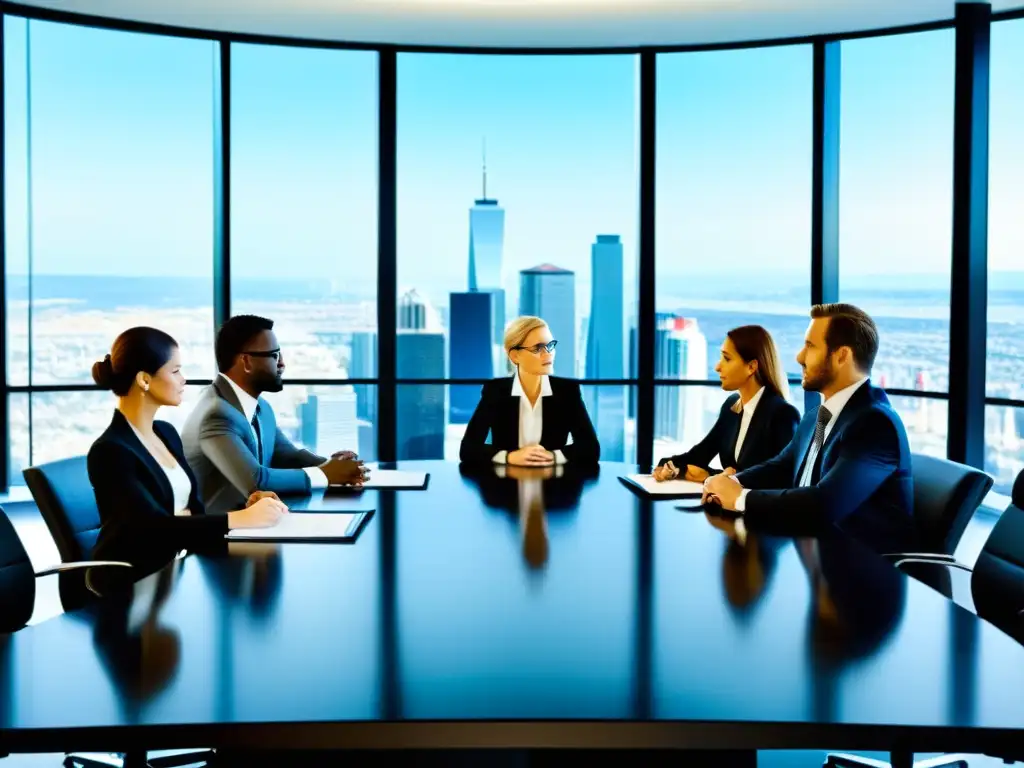 Profesionales en una tensa reunión estratégica sobre NXIVM secta élite esclavitud sexual